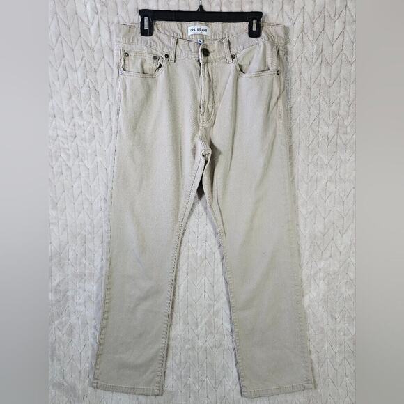 DL1961 Vince Casual Straight Khaki Mens 34 XTwill Birch USA Made Premium Classic - Picture 1 of 7
